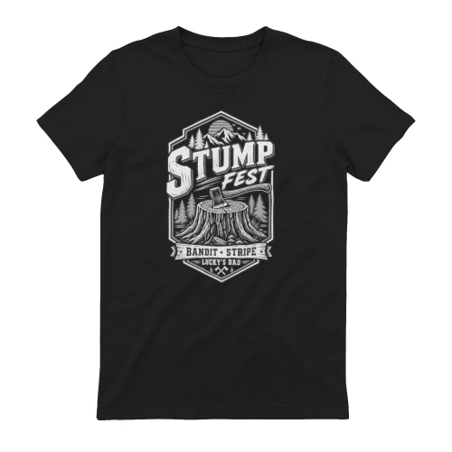 Funny Lumberjack T-Shirt, Stumpest Dad Gift, Axe And Tree Graphic Tee, Woodworker Dad Shirt, Outdoorsman Gift