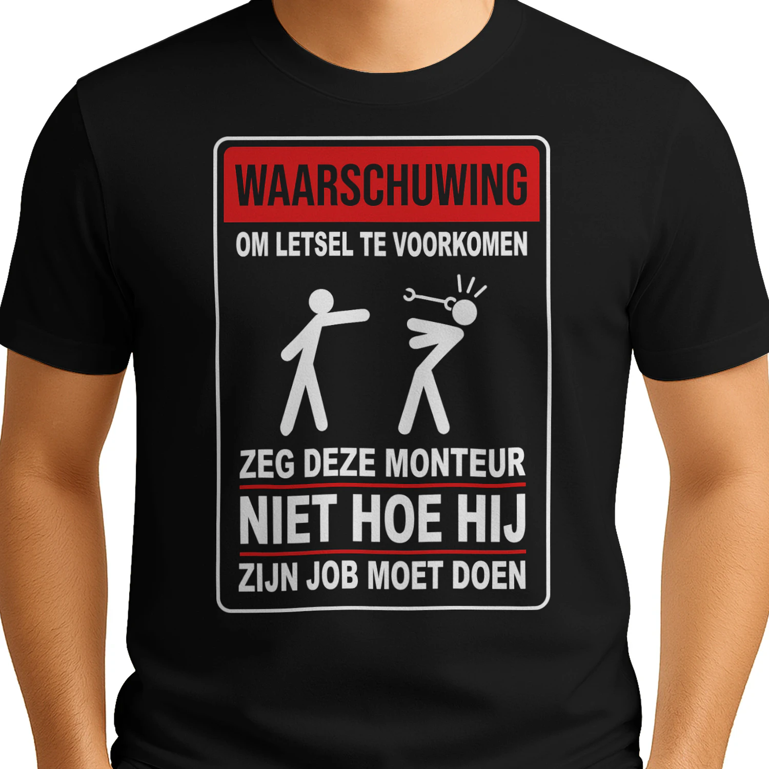 Waarschuwing Monteur - Grappig Cadeau Automonteur