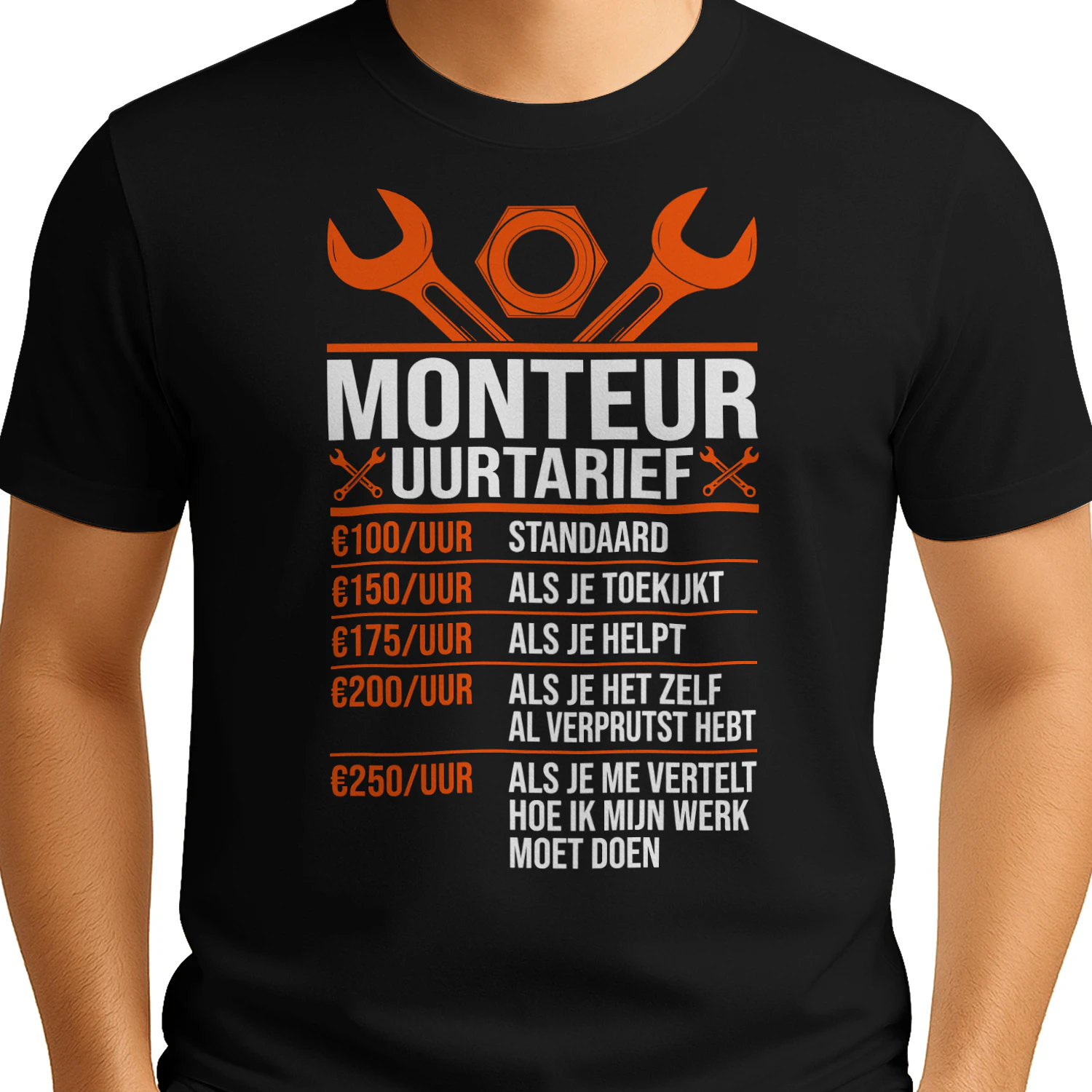 Monteur Uurtarief - Grappig Auto Monteur Cadeau
