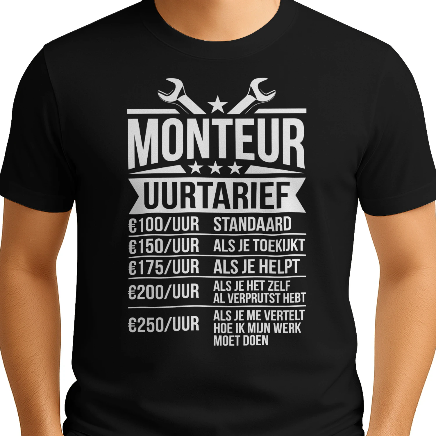 Monteur Uurtarief - Grappig Auto Monteur