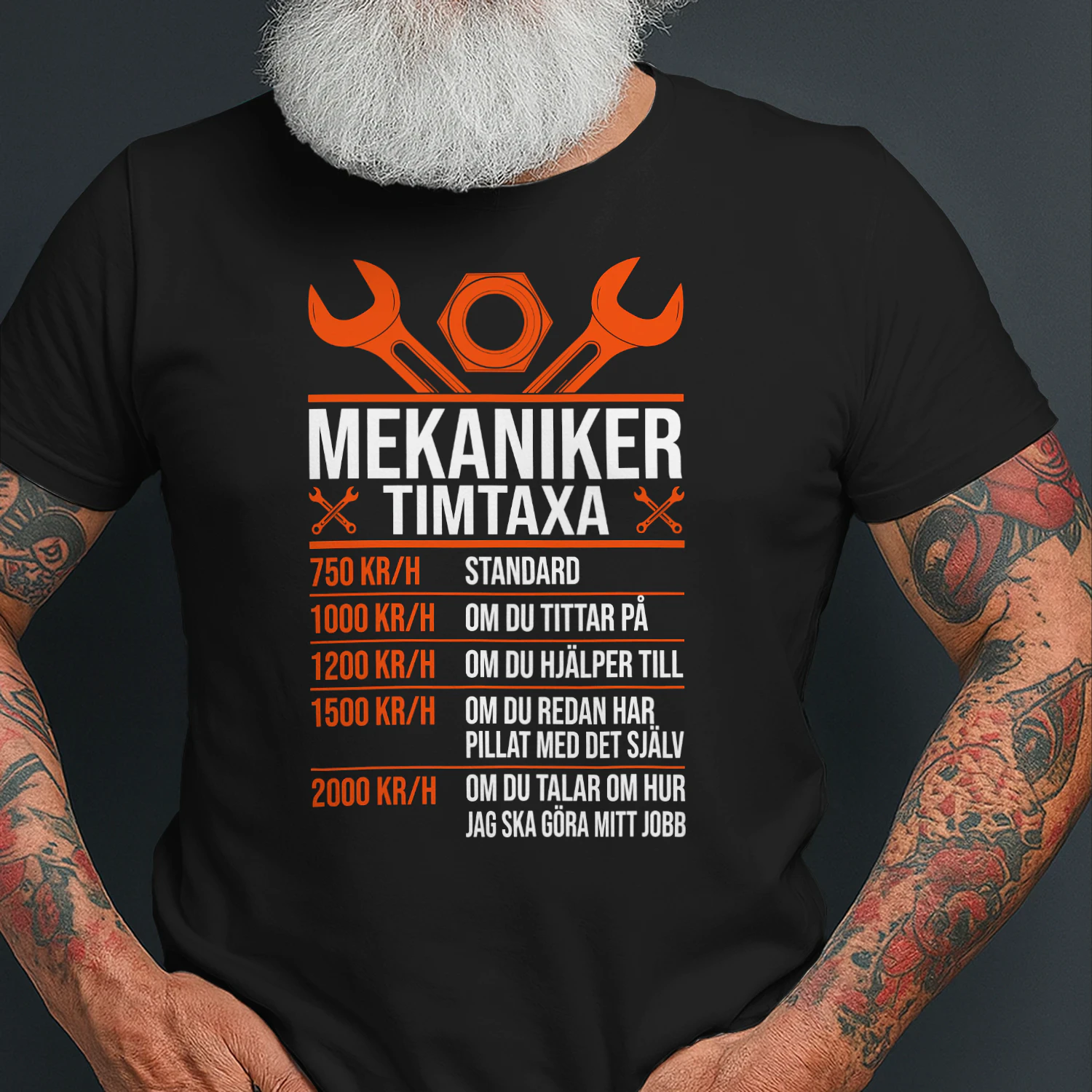 Mekaniker Timtaxa - Rolig Present Bilmekaniker