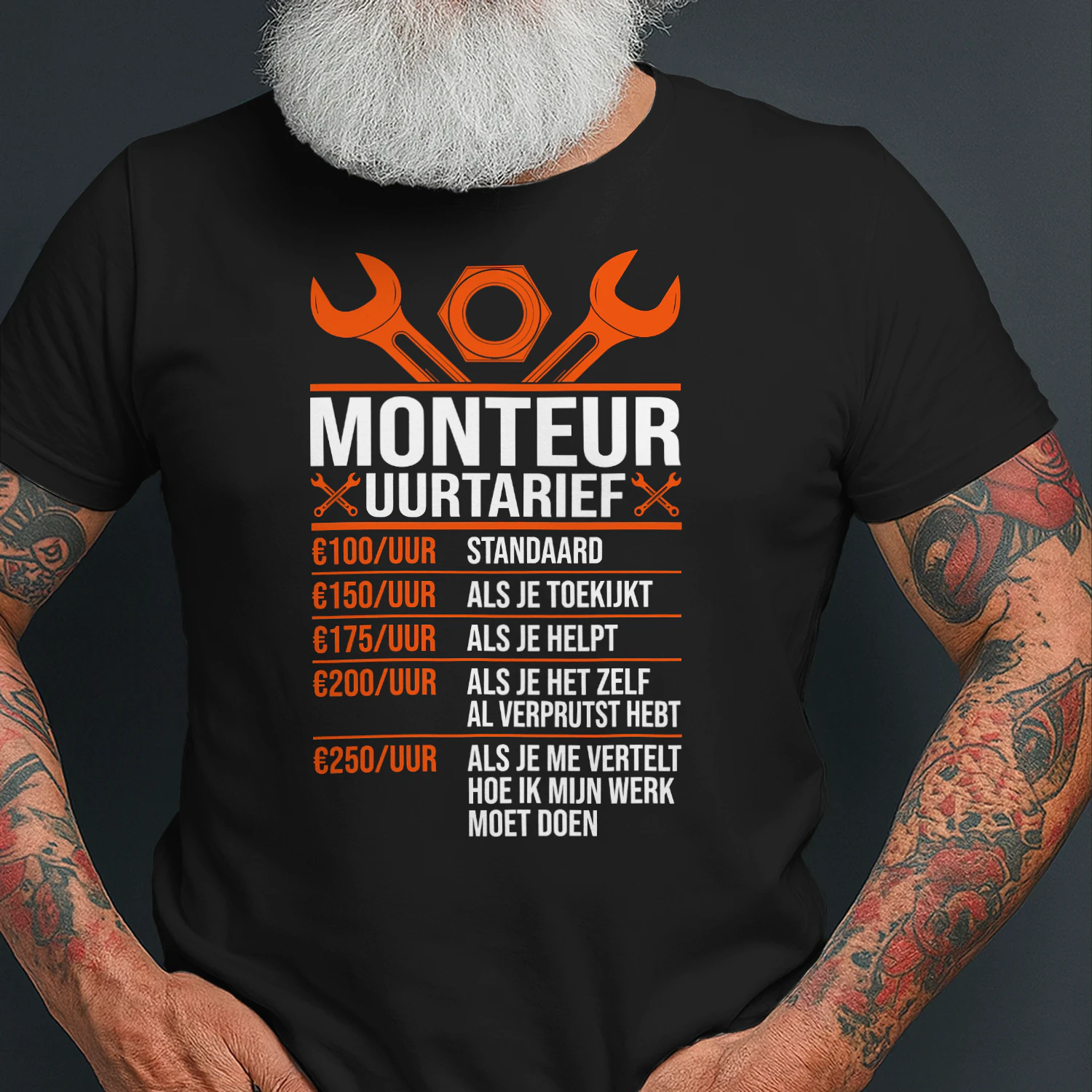 Monteur Uurtarief - Grappig Auto Monteur Cadeau