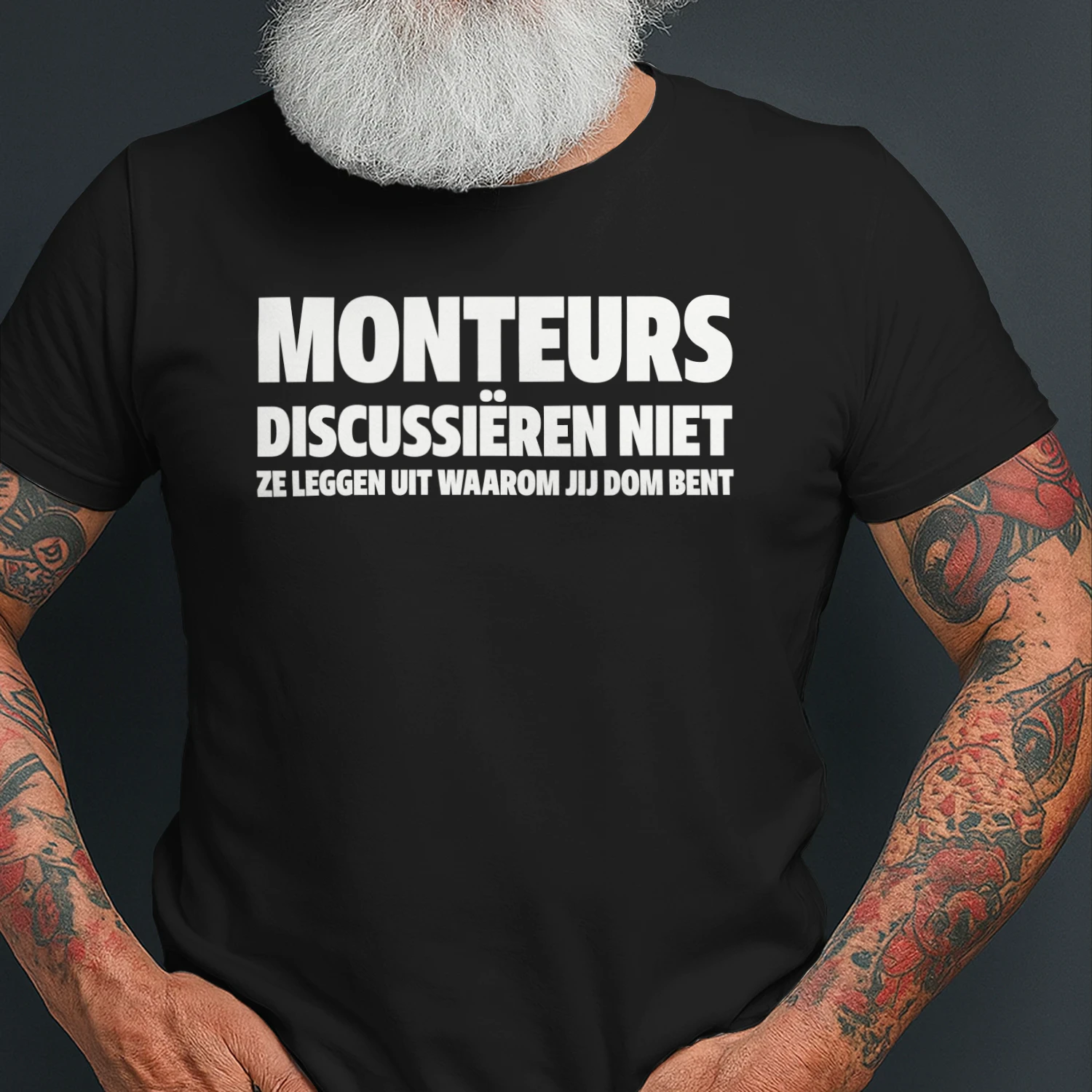 Monteurs Discussiëren Niet