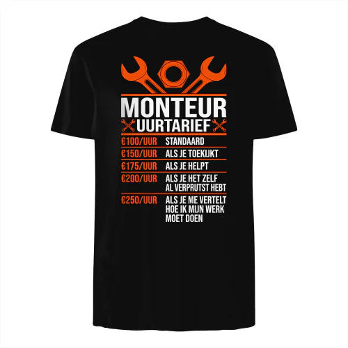Monteur Uurtarief