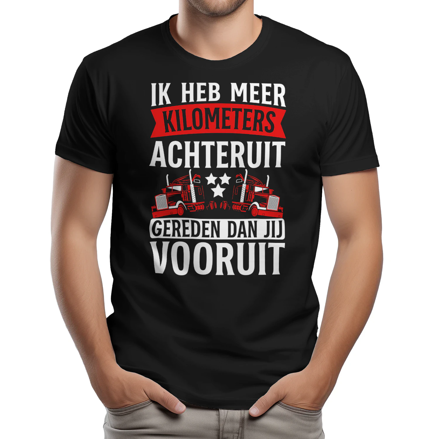 Meer Kilometers Achteruit Dan Jij Vooruit – Grappig Vrachtwagenchauffeur