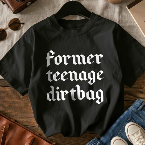 Former Teenage Dirtbag Elder Emo Mom Women T-Shirt
