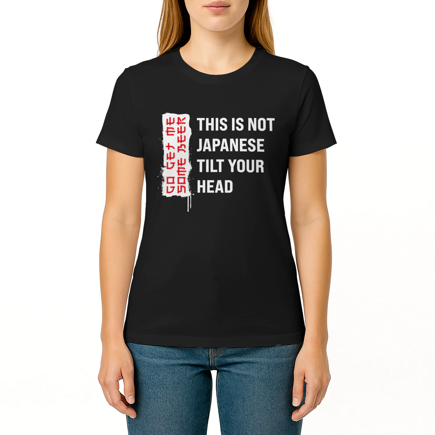 This Is Not Japanese Tilt Your Head Beer Meme T-shirt