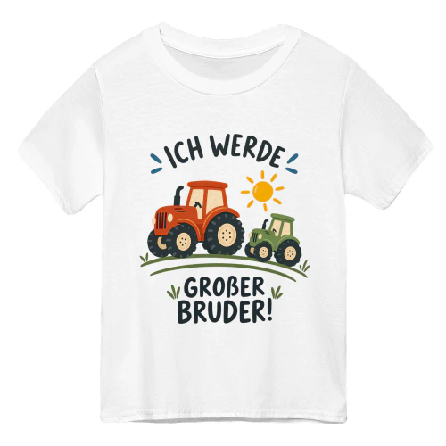 Ich werde großer Bruder Traktor Duo