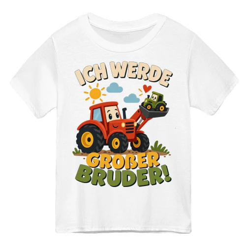 Ich werde großer Bruder Traktor Schaufel