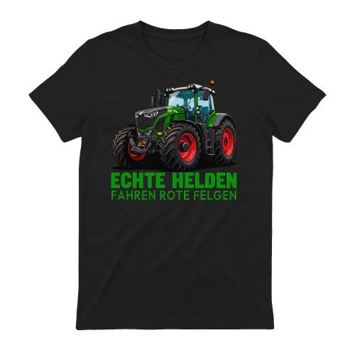 Echte Helden fahren rote Felgen