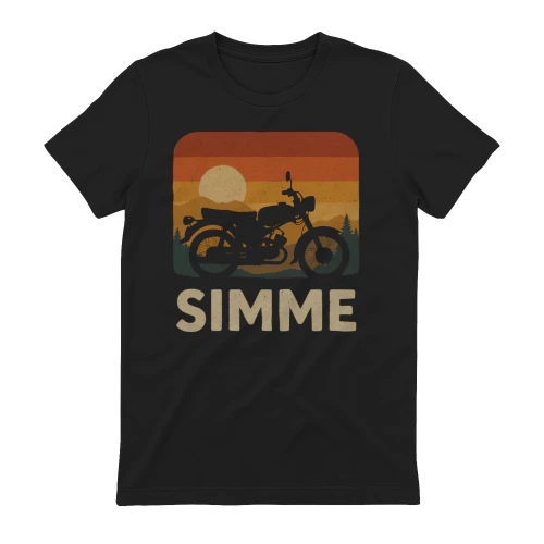 Simme Retro Sonnenuntergang
