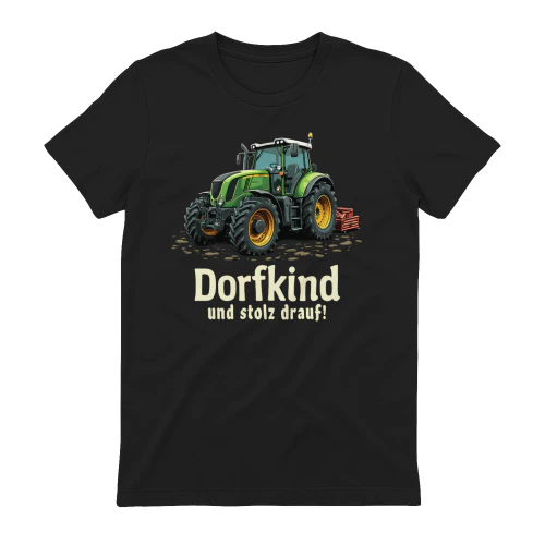 Dorfkind und stolz drauf Grüner Traktor