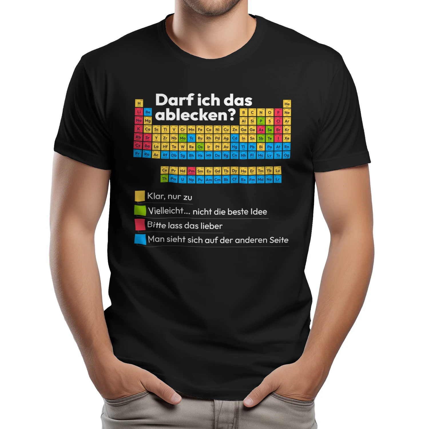 Darf ich das ablecken? | Lustiges Chemie-T-Shirt