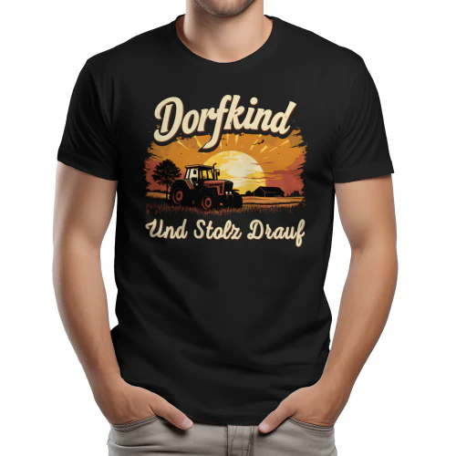 Dorfkind und stolz drauf Retro Traktor