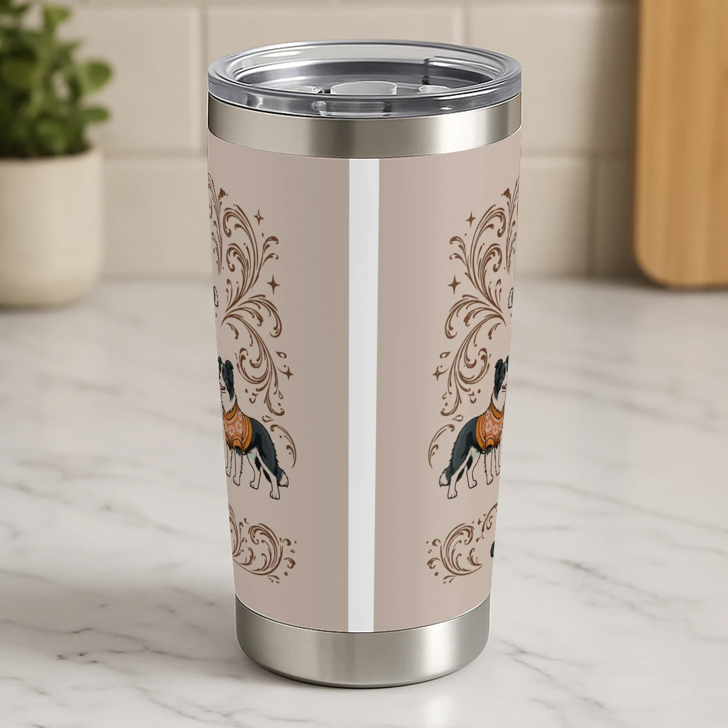 BorderCollie Dog Tumbler