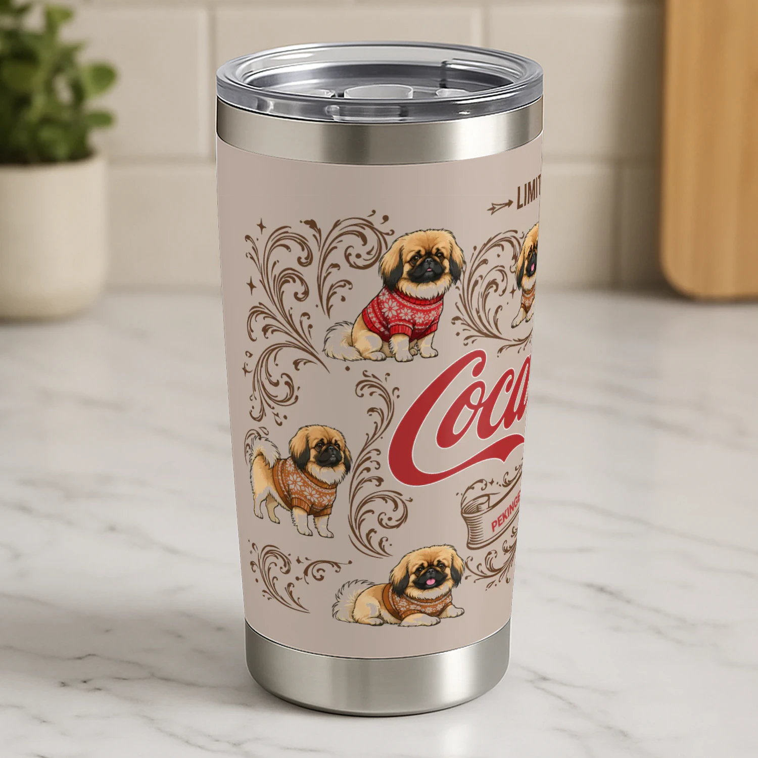 Pekingese Tumbler