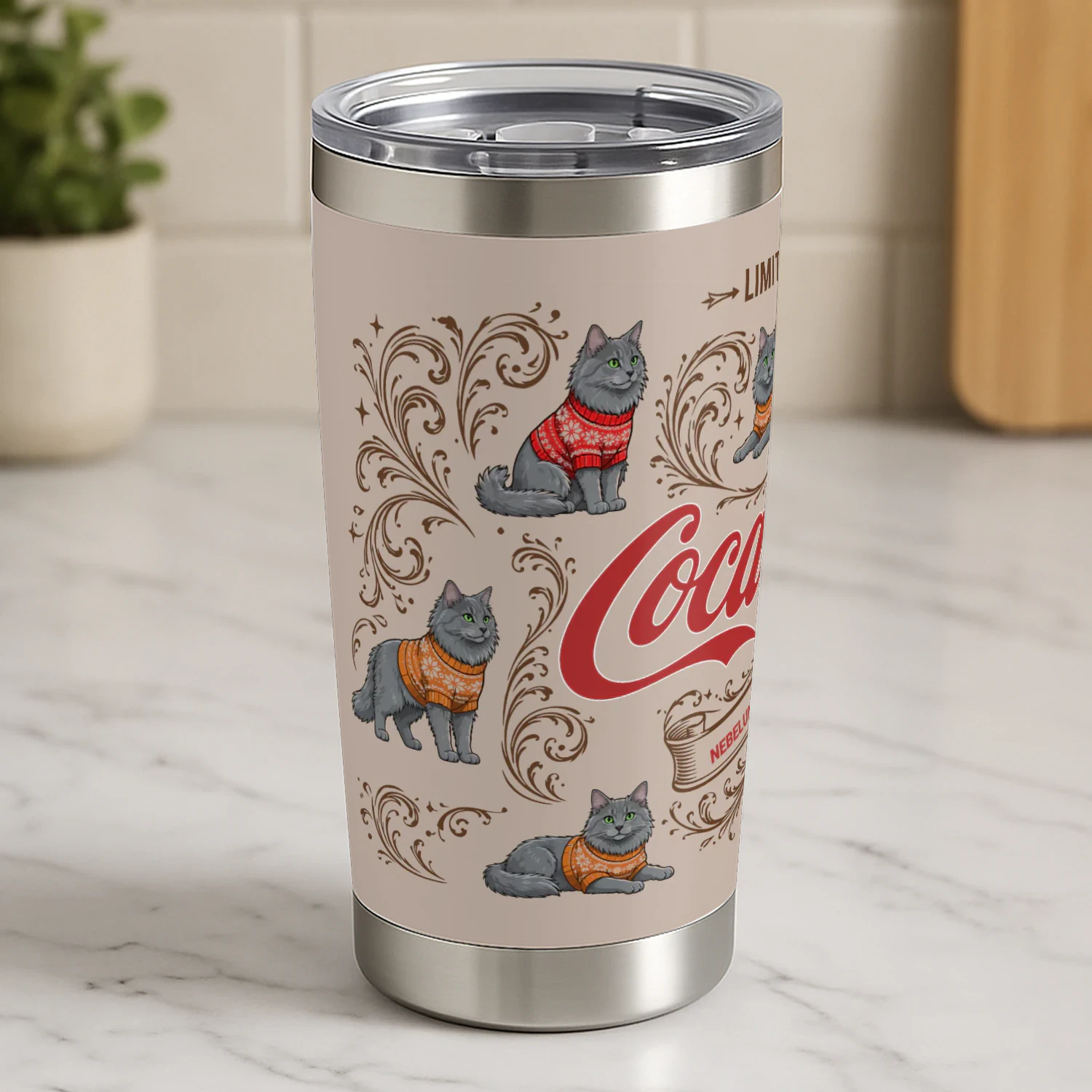 Nebelung Cat Tumbler