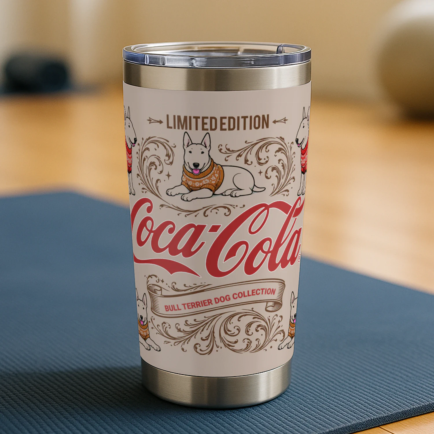Bull Terrier Dog Tumbler