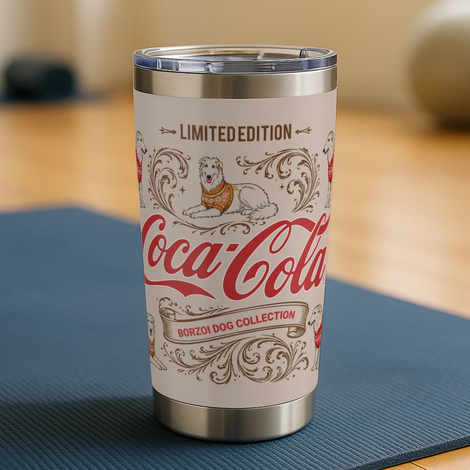 Borzoi Dog Tumbler