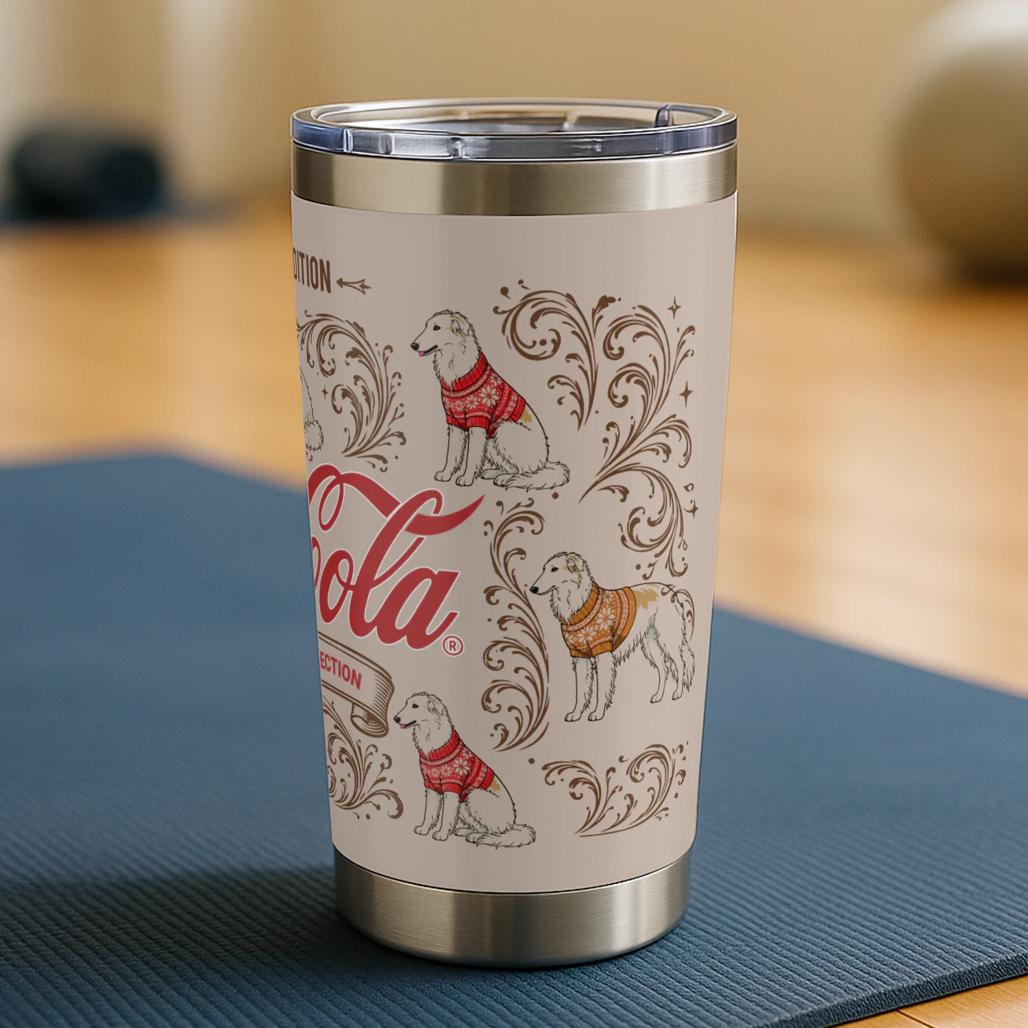 Borzoi Dog Tumbler