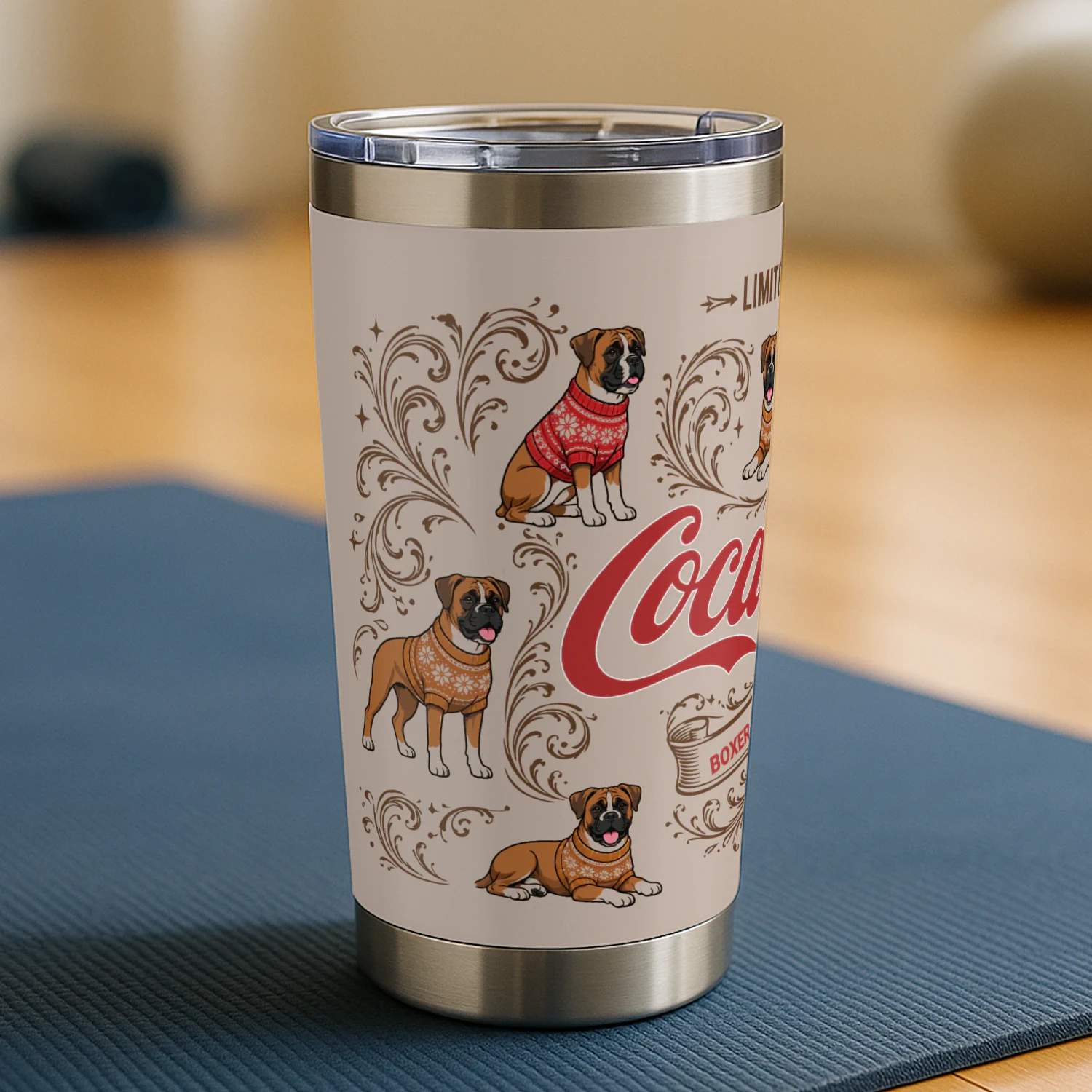 Boxer Dog Tumbler