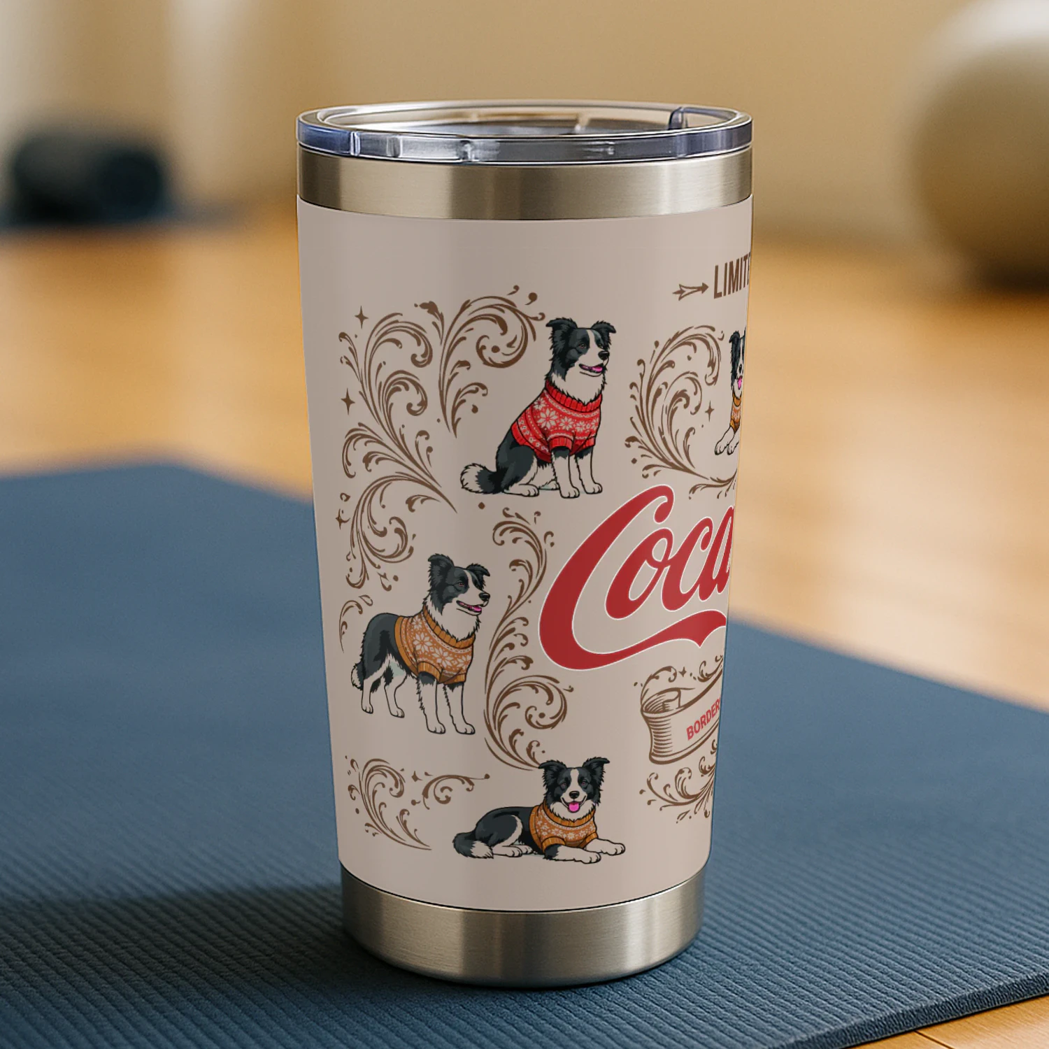 BorderCollie Dog Tumbler