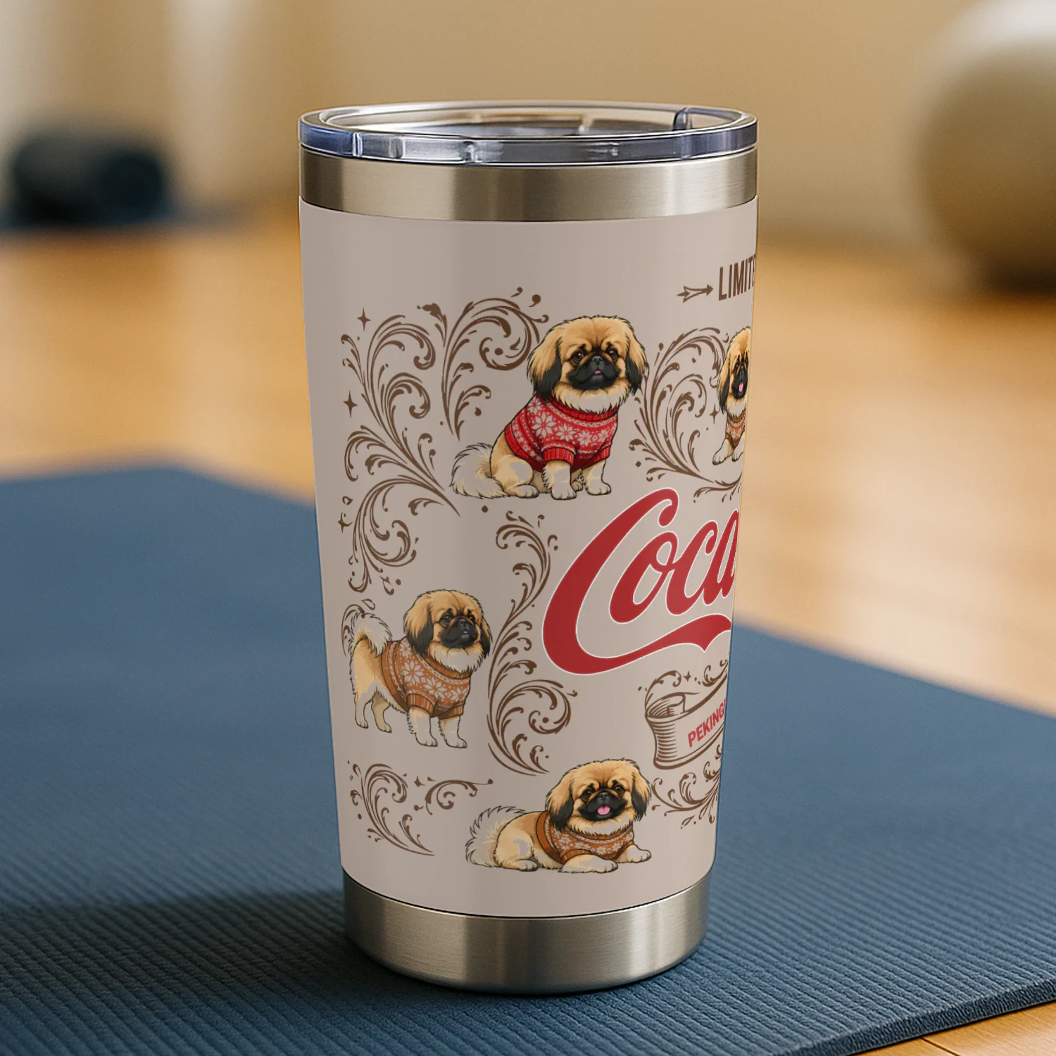 Pekingese Tumbler