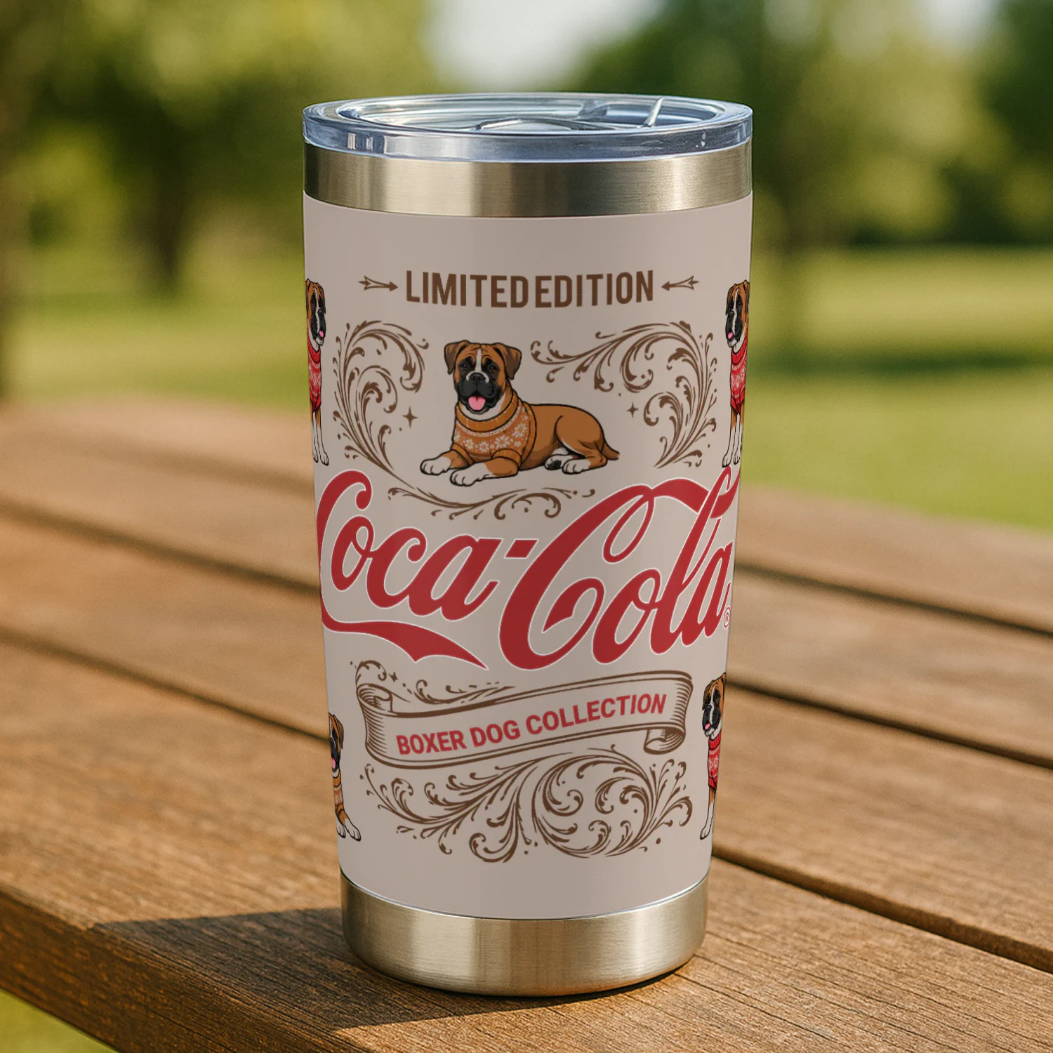 Boxer Dog Tumbler