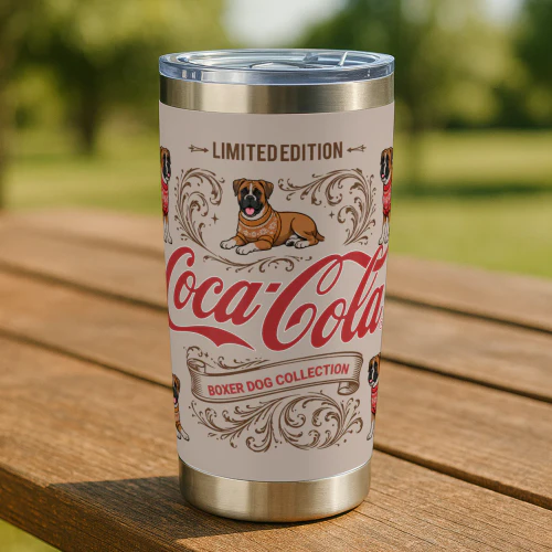 Boxer Dog Tumbler