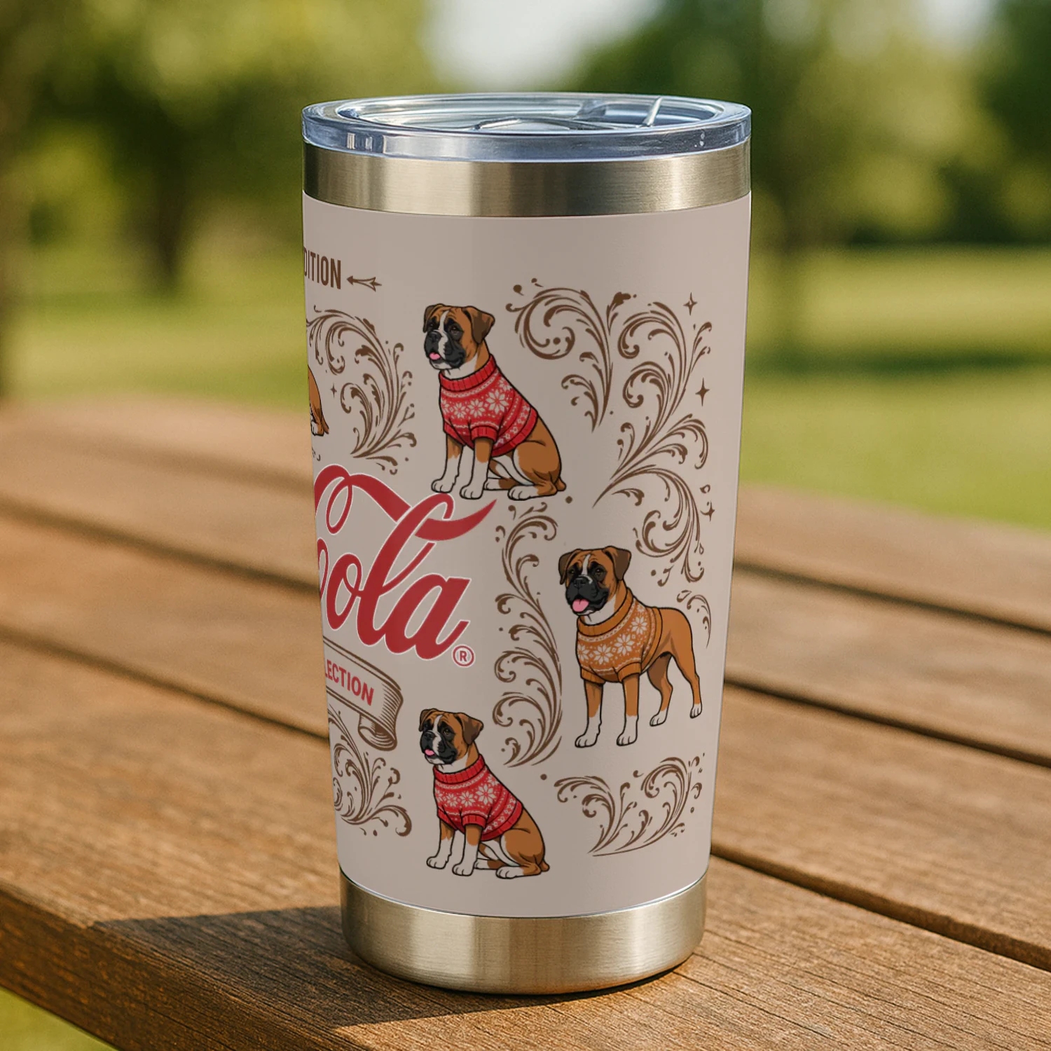 Boxer Dog Tumbler