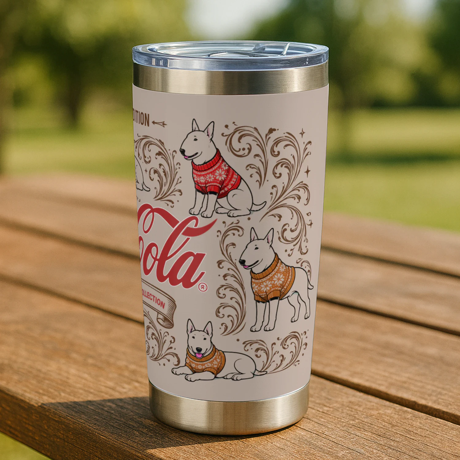 Bull Terrier Dog Tumbler