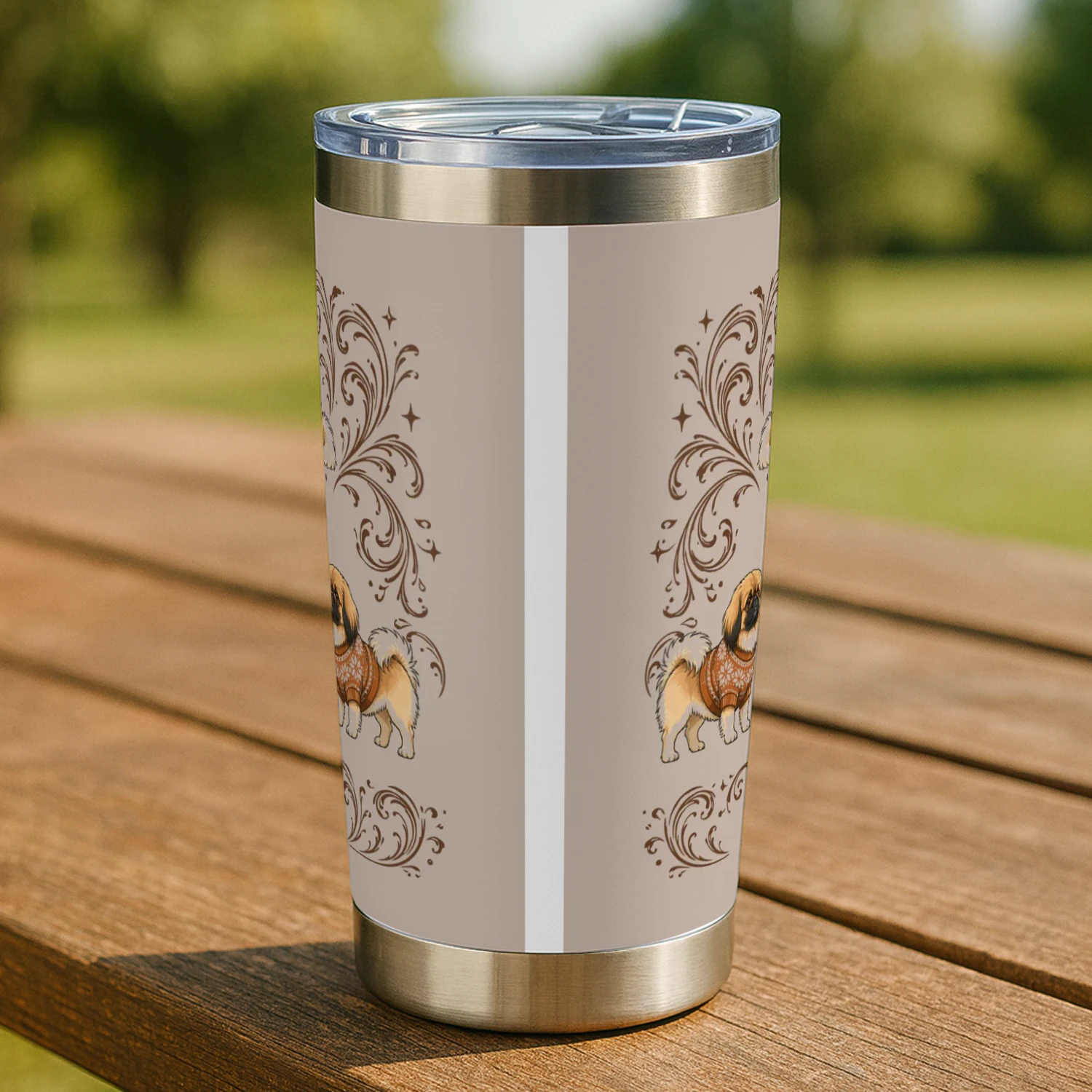 Pekingese Tumbler