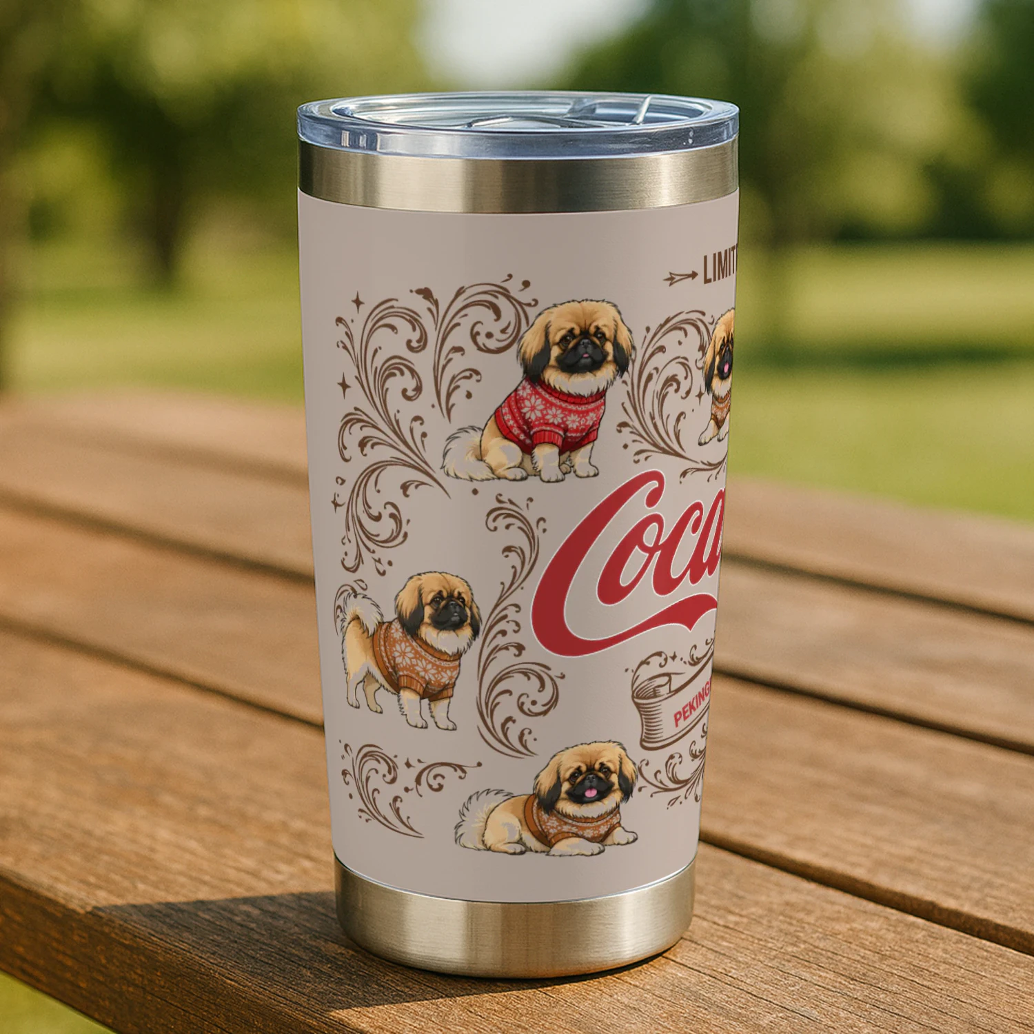 Pekingese Tumbler