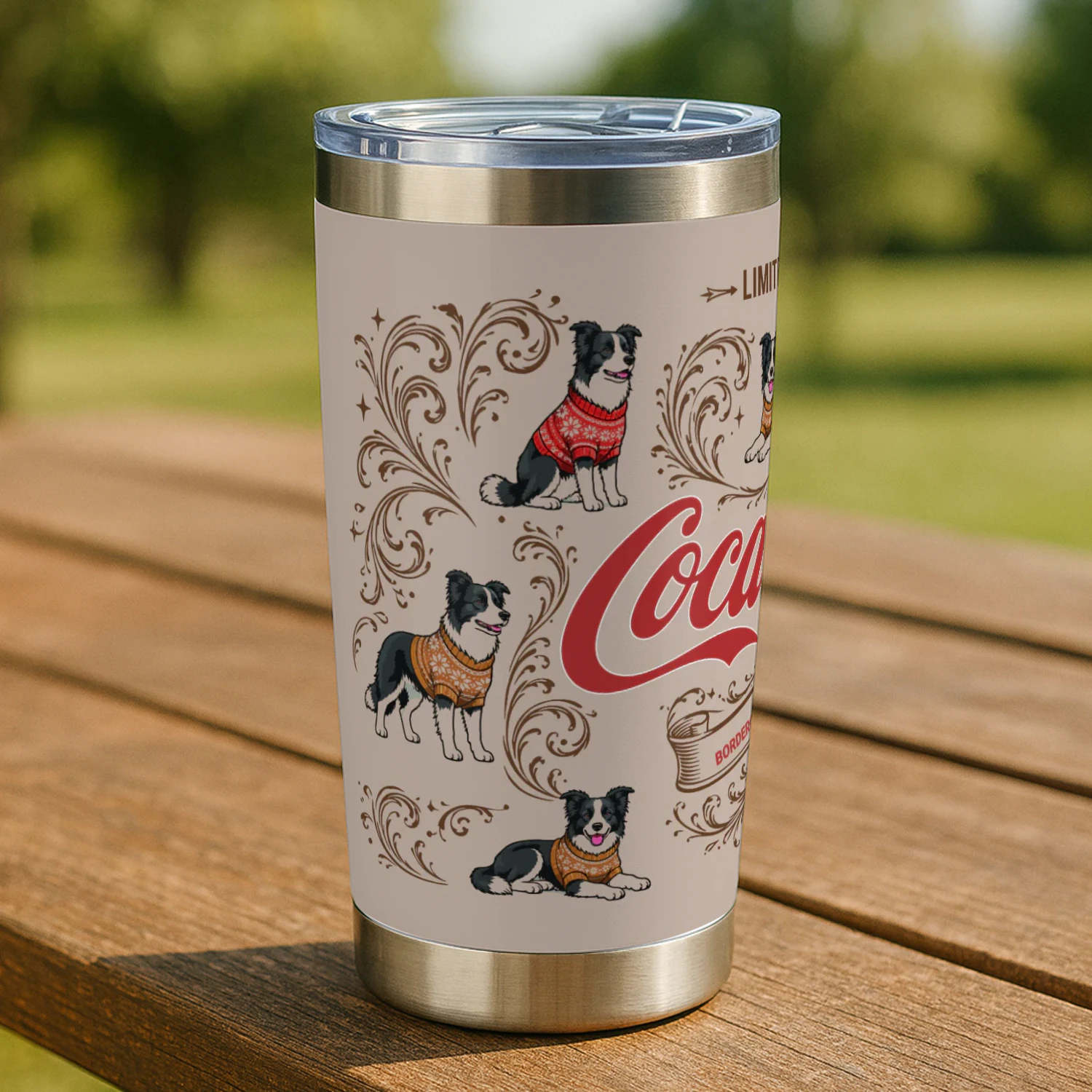 BorderCollie Dog Tumbler