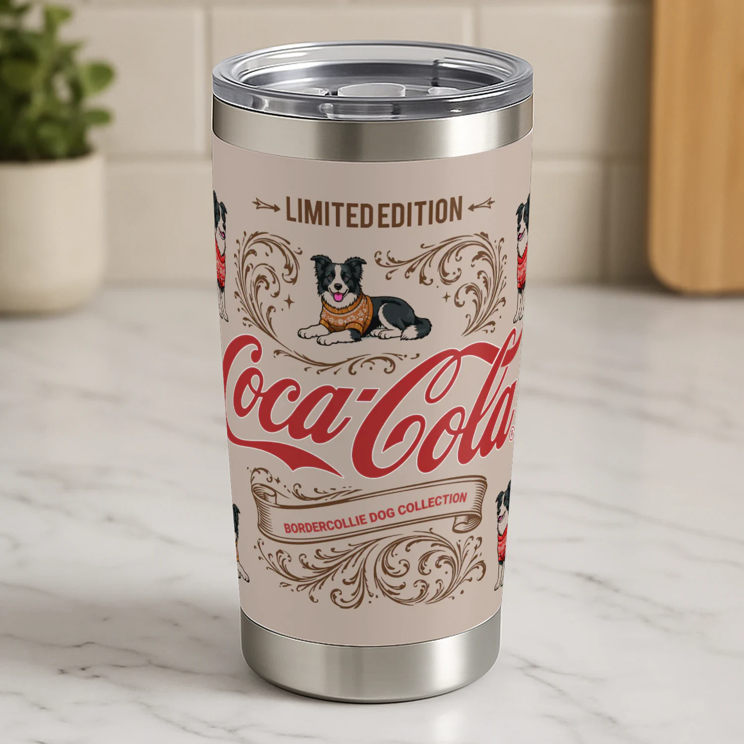 BorderCollie Dog Tumbler