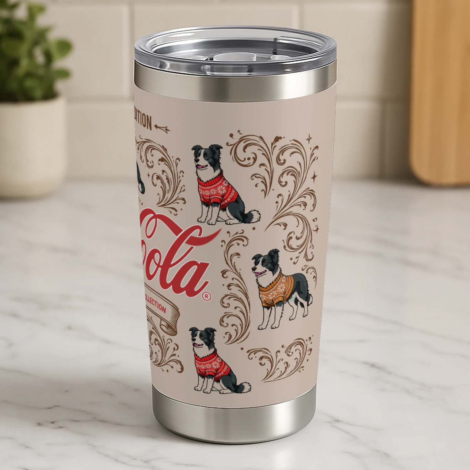 BorderCollie Dog Tumbler