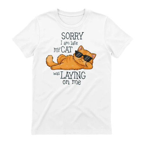 SORRY I AM LATE MY CAT WAS LAYING ON ME