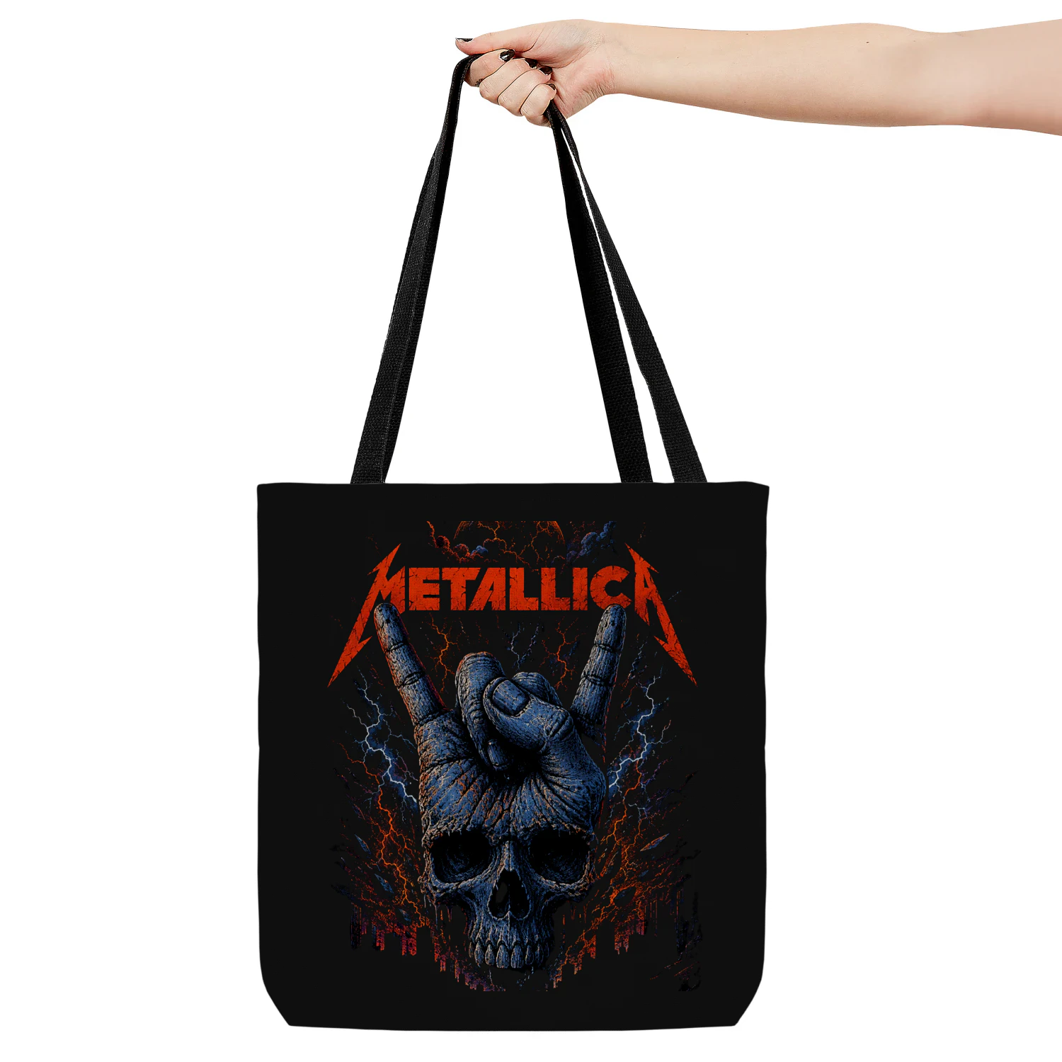 Black Canvas Tote Bag