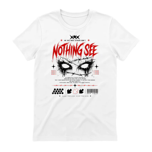 "Nothing See" Cyberpunk Grunge Graphic Art