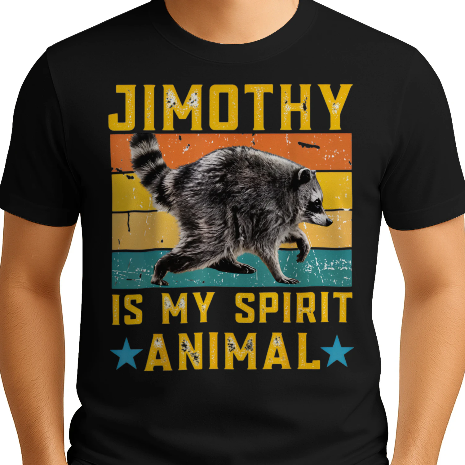 Design sans titreJimothy Raccoon Is My Spirit Animal Classic Unisex T-shirt  | Funny Raccoon Meme Graphic Tee for Men & Women | Cute Trash Panda Gift 🦝 Get Yours!