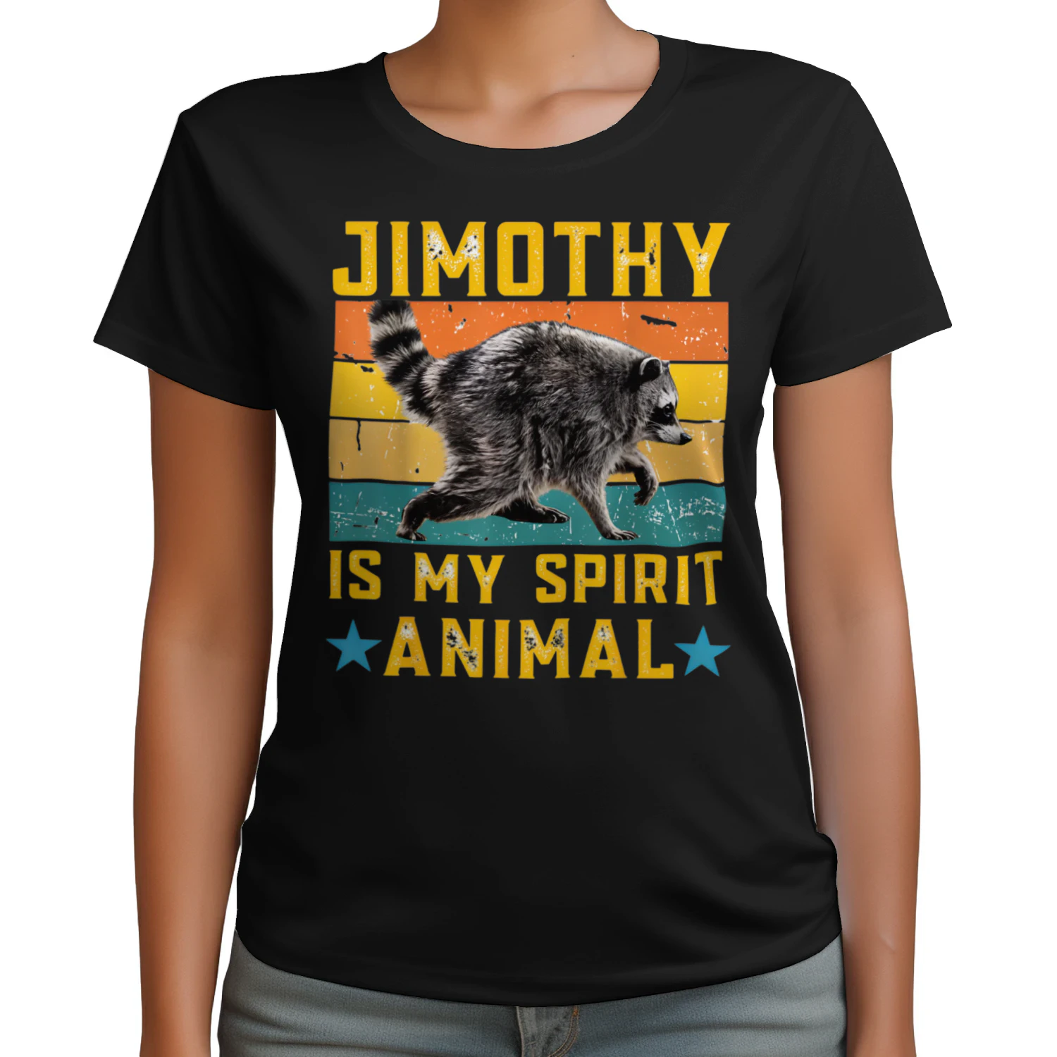Design sans titreJimothy Raccoon Is My Spirit Animal Classic Unisex T-shirt  | Funny Raccoon Meme Graphic Tee for Men & Women | Cute Trash Panda Gift 🦝 Get Yours!