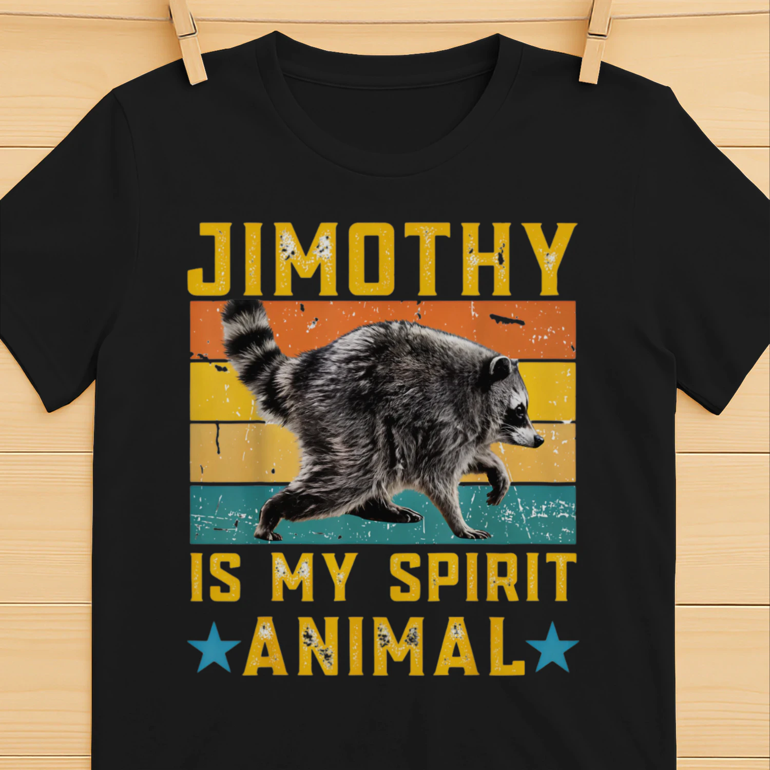 Design sans titreJimothy Raccoon Is My Spirit Animal Classic Unisex T-shirt  | Funny Raccoon Meme Graphic Tee for Men & Women | Cute Trash Panda Gift 🦝 Get Yours!