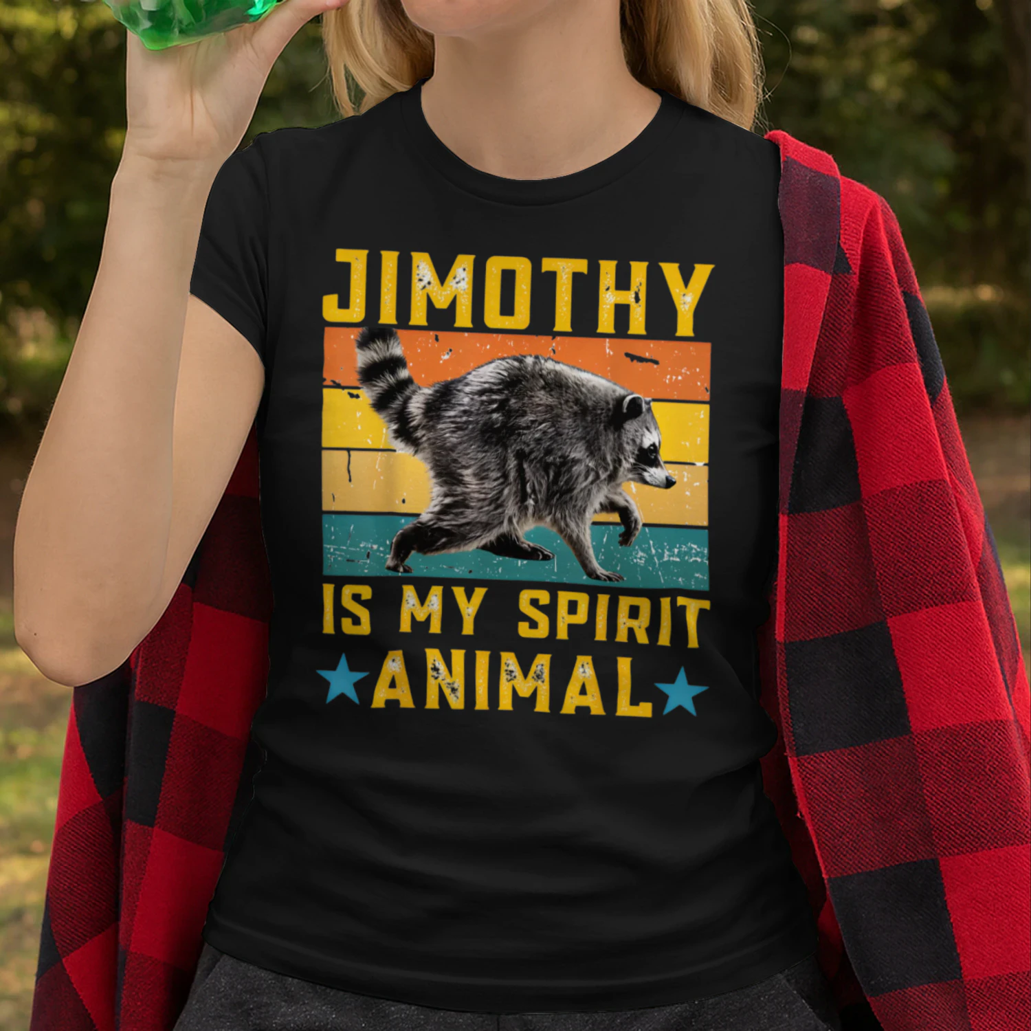 Design sans titreJimothy Raccoon Is My Spirit Animal Classic Unisex T-shirt  | Funny Raccoon Meme Graphic Tee for Men & Women | Cute Trash Panda Gift 🦝 Get Yours!