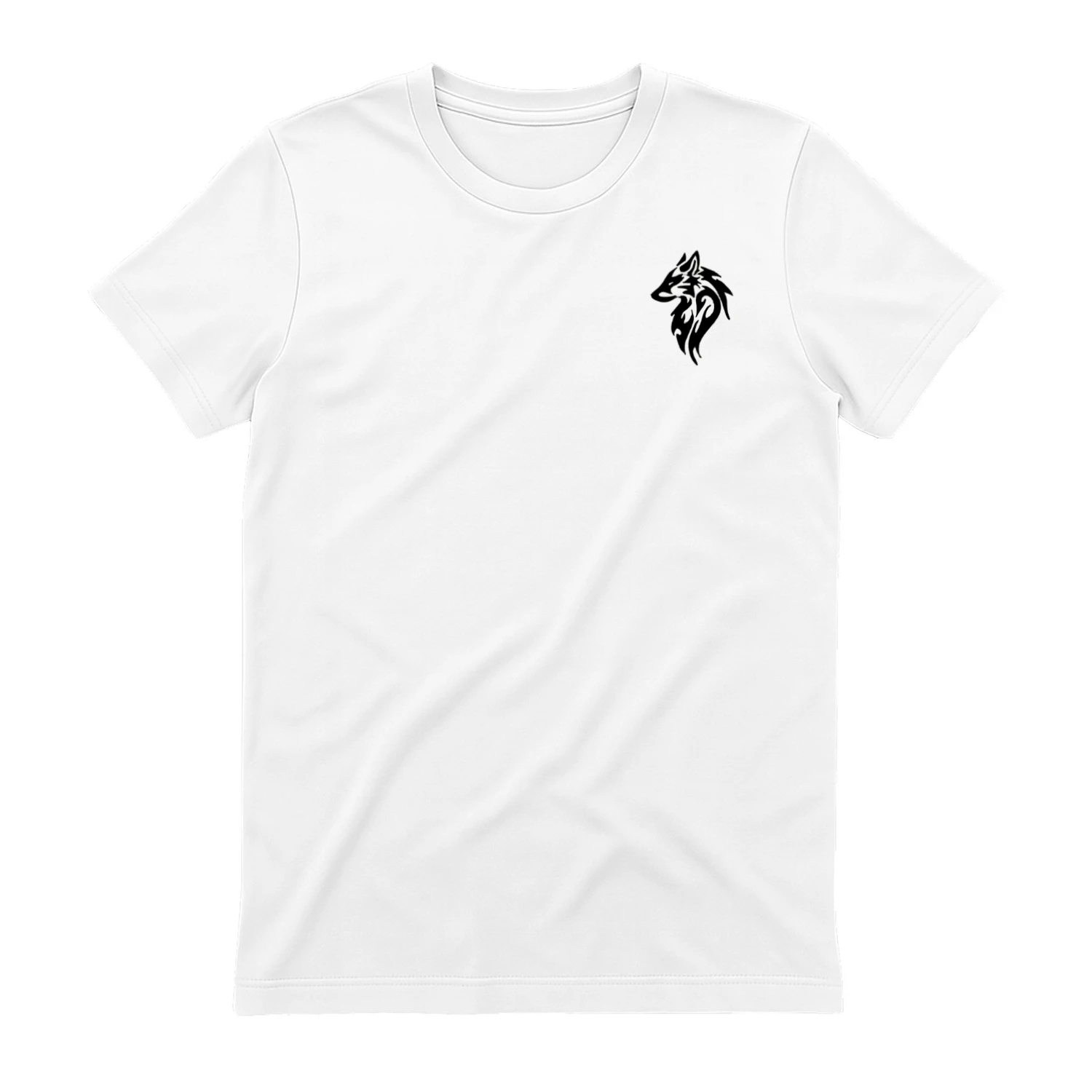 The knight and wolf shirt symbolizes human and wild power.Unisex