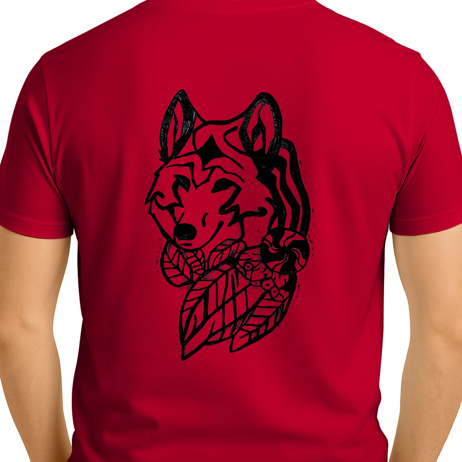 Enjoy the legend of the wild with this unique, hand-drawn, unisex design.