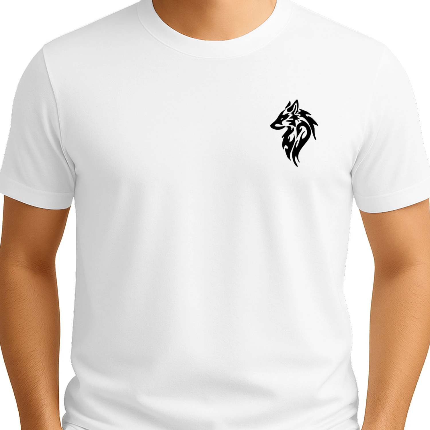 With an artistic wolf print inspired by nature and the moon, featuring elegant and mysterious details.Unisex