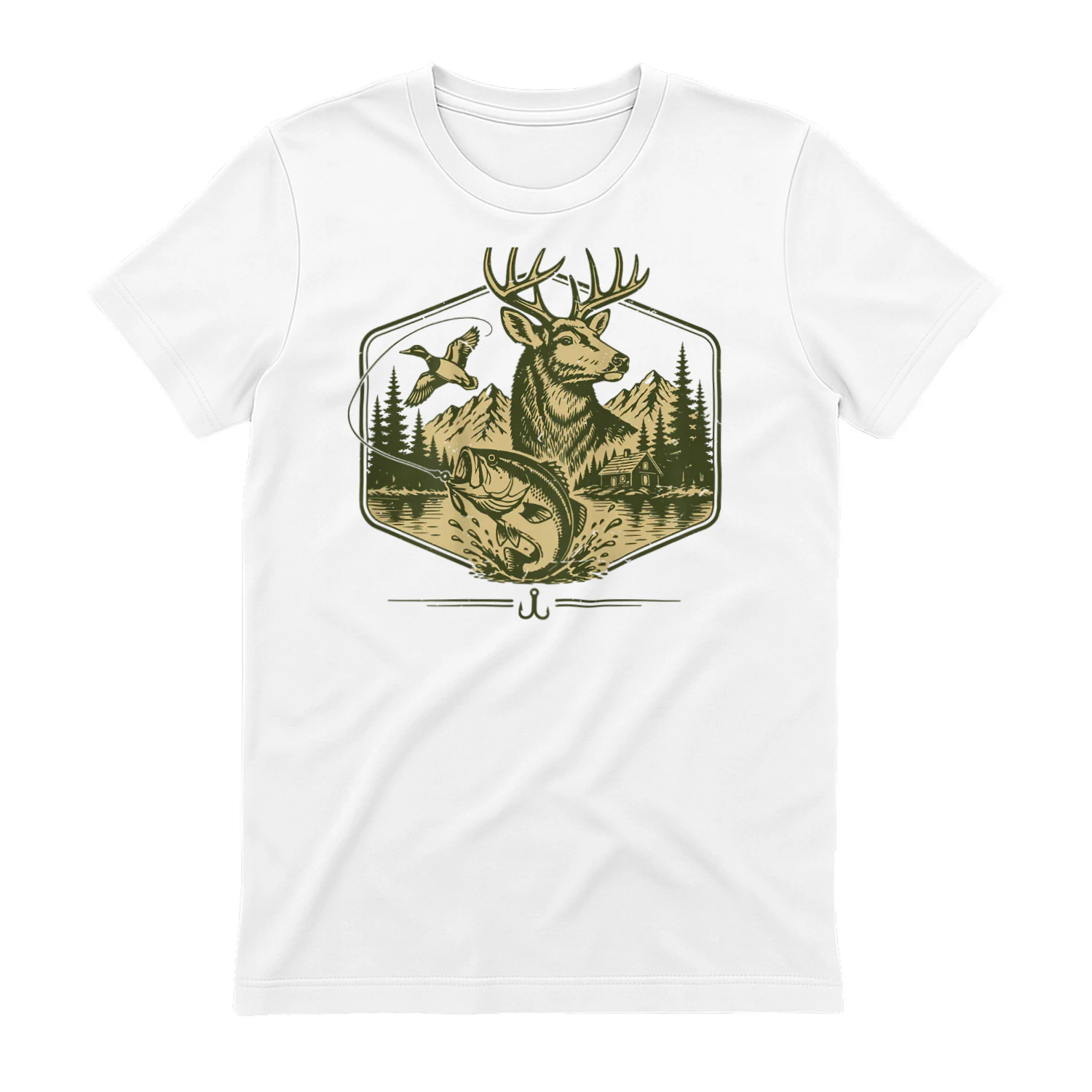 Funny Deer Hunting fishing 