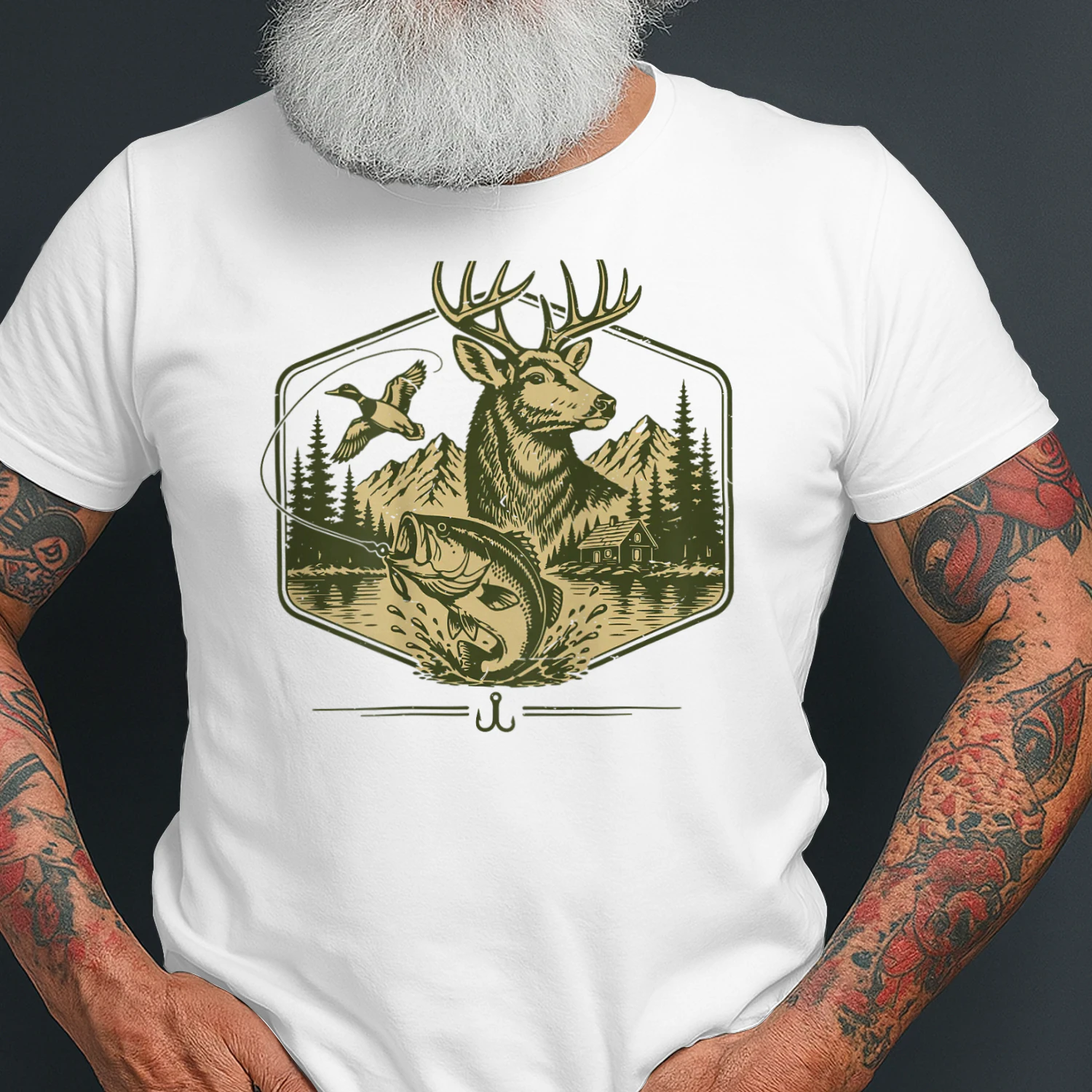 Funny Deer Hunting fishing 