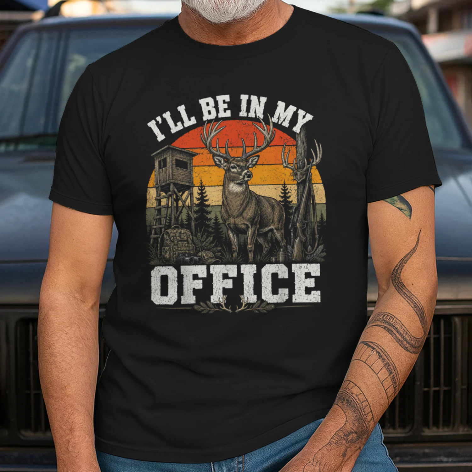 I'll Be In my Office Funny Deer Hunting