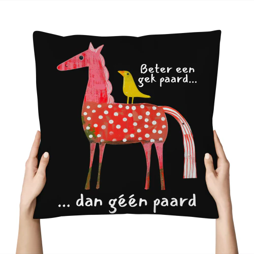 beter een gek paard dan géén paard